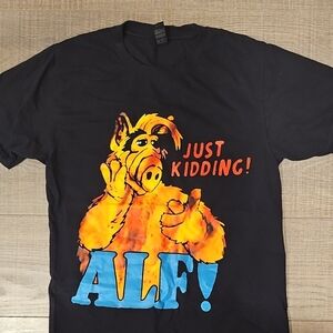 Black ALF Kids T-Shirt